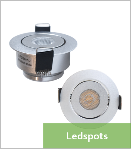 LED lampen GU10, E27, E14, Inbouw spots