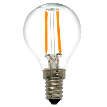 LED E14-G45 Filament 2W - 2700K - Dimbaar