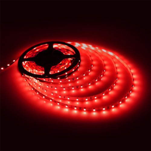 LED Strip DC24 Volt Rood 9,6W-m SMD3528 open wire