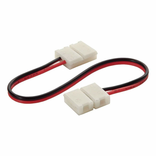 Koppelkabel voor LED Strip single color 12V-24V Clip-Clip 17 cm 10 mm