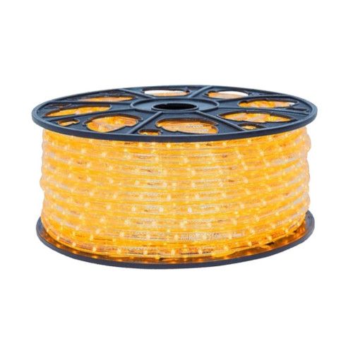 LED Lichtslang 230V Oranje - 2,4W/m - IP65 - Ø13mm