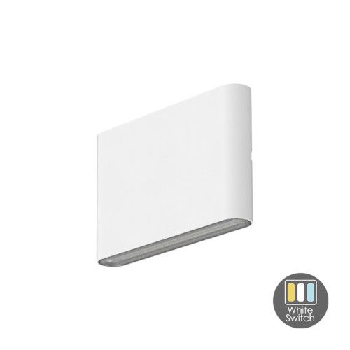 LED Wandlamp Callisto Wit - Kleur instelbaar - 6 Watt - IP65