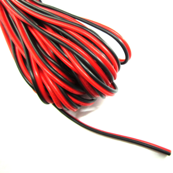 Stroomkabel 12 Volt AWM-2468 20AWG VW-1 max. 300V 1m