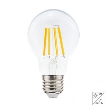 Led E27-A60 Filament 8W met schemersensor