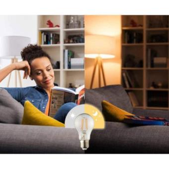LED E27 Filamentlamp met schemerschakelaar 3,6 Watt - 2700K