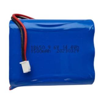 Losse accu voor noodverlichting - LiFeP04 Lithium - 9,6V - 1500mAh - 14.4Wh - 70x55x20mm