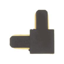L-connector voor zwarte spanningsrail - 1-fase