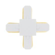 X-connector voor witte spanningsrail - 1-fase 