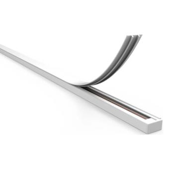 Afdekkap voor 1 fase spanningsrail wit