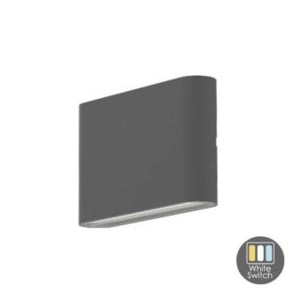 Antracietkleurige led wandlamp 6 Watt - Callisto