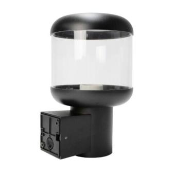 LED Buitenlamp - Wandlamp Luciana - Dimbaar - PIR Sensor - vervangbare E27 lamp - IP54