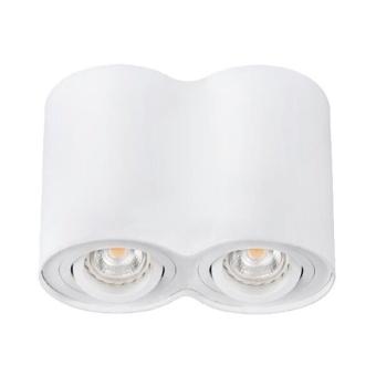 Torino dubbele witte opbouwspot