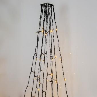 LED Kerstverlichting Vlaggenmast 7 meter - 360 leds - extra warmwit
