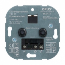 Dubbele Led Inbouwdimmer