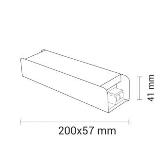 LED Voeding Optonica 24V - 150 W - 6,25a - slank model - IP20