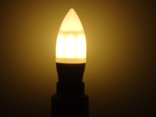 LED E27 kaarslamp 3,5W