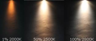 LED GU10 spot 5W dimbaar op kleur 2000 2800K