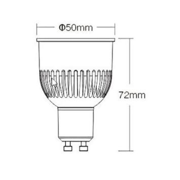 Slimme GU10 Ledspot Dual White 6 Watt - MiBoxer