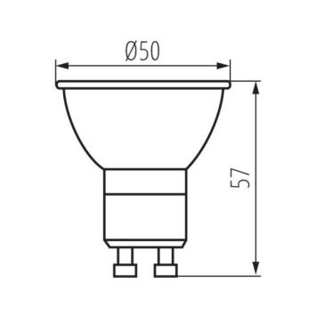 LED GU10 Spot 7 Watt - 4000K - 110 graden - Dimbaar