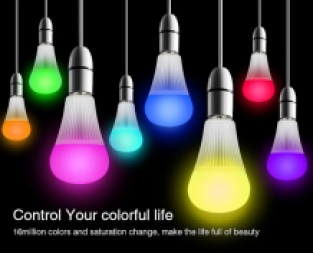 LED E27 RGB Bulb 9W - RGB/CCT - Wifi/RF Controlled