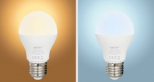 LED E27 Bulb Dual White - 6W - Wifi/RF Controlled