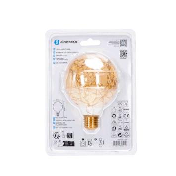 LED E27-G95 Lamp met koperdraad - 1,2 Watt - 2500K