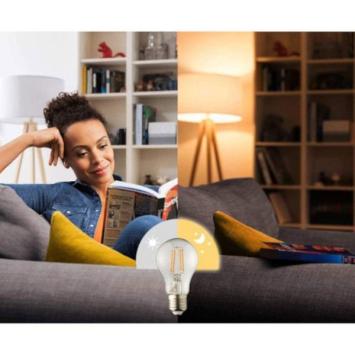 LED E27 Filamentlamp met schemerschakelaar 3,6 Watt - 2700K