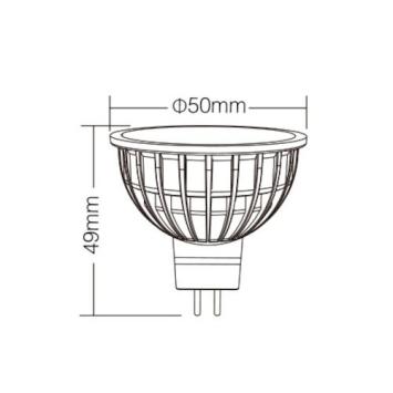 Slimme GU5.3 Ledspot 4 Watt - RGB+CCT - MiBoxer