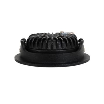 LED Inbouwpsort Varda Slimfit 5 Watt - 2700K - Zwart - Dimbaar - IP44