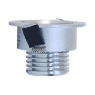 Set 4 x 4 Watt dimbare led inbouwspots Aluminium - 2700K