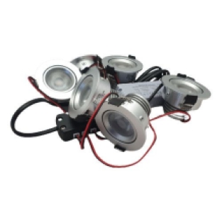 Led inbouwspots 6 x 4 Watt dimbaar