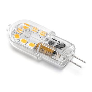 LED G4 Steeklamp 1,7 Watt - 12VAC/DC - 3000K - Helder