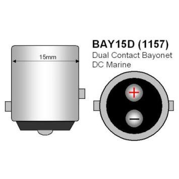 Led BAY15D Navigatielamp 2 Watt - 10-30V - 4000K