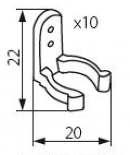 LED Lichtslang Bevestigingsclips (10 stuks)