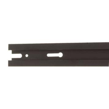 Spanningsrail Zwart 150 cm - 2-aderig - 1-fase