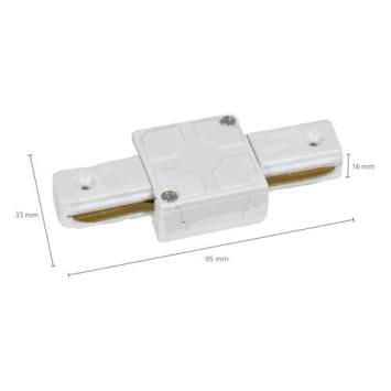 Connector voor witte spanningsrail - 1-fase