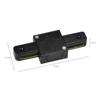 Connector voor zwarte spanningsrail - 1-fase