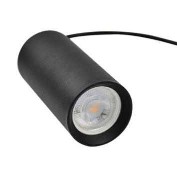 LED Rail Hanglamp met GU10 fitting - Zwart - 1-fase