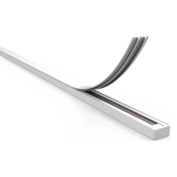 Afdekkap voor 1 fase spanningsrail wit