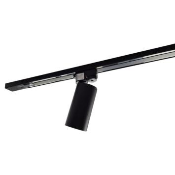 Afdekplaat voor spanningsrail 1-fase - Zwart - 1 meter