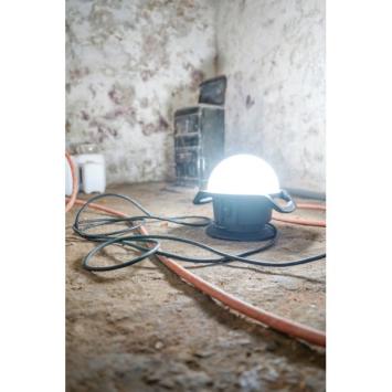LED Werklamp Bol 100 Watt - 360° - 11500Lm - 5m kabel - extra stopcontact