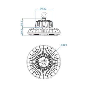 LED Highbay 100 Watt - 16000Lm - IP65 - Budget
