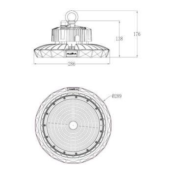 LED Highbay 200 Watt - High Lumen - 35000 Lm - flikkervrij - IP65