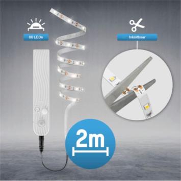 LED Bed instapverlichting incl sensor -12V - 200 cm - 3000K