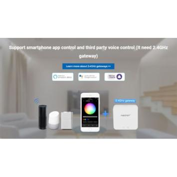 MiBoxer WiFi RGB/RGBW/RGB+CCT LED Controller - 12-24V - FUT037S+