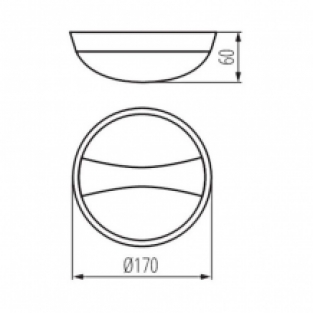 LED Buitenlamp - 15 Watt - 660Lm - IP44 - 4000K