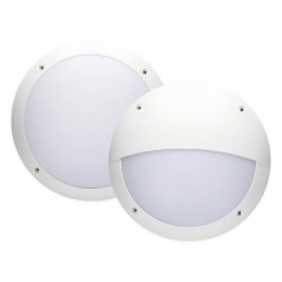 Moderne witte led buitenlamp