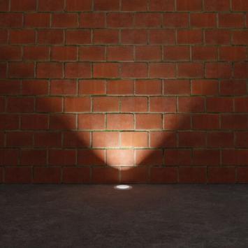 LED Grondspot Vierkant - Model Berg - Vervangbare GU10 Ledspot - Dimbaar