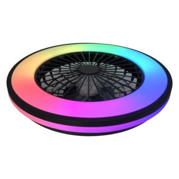 Plafondventilator met ledlamp - Plave - RGB+CCT - 48 Watt - Ø485mm