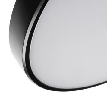 Slimme Led Plafondlamp 20 Watt - Plafon Zwart - CCT - Wifi/Bluetooth - Ø390mm - IP20